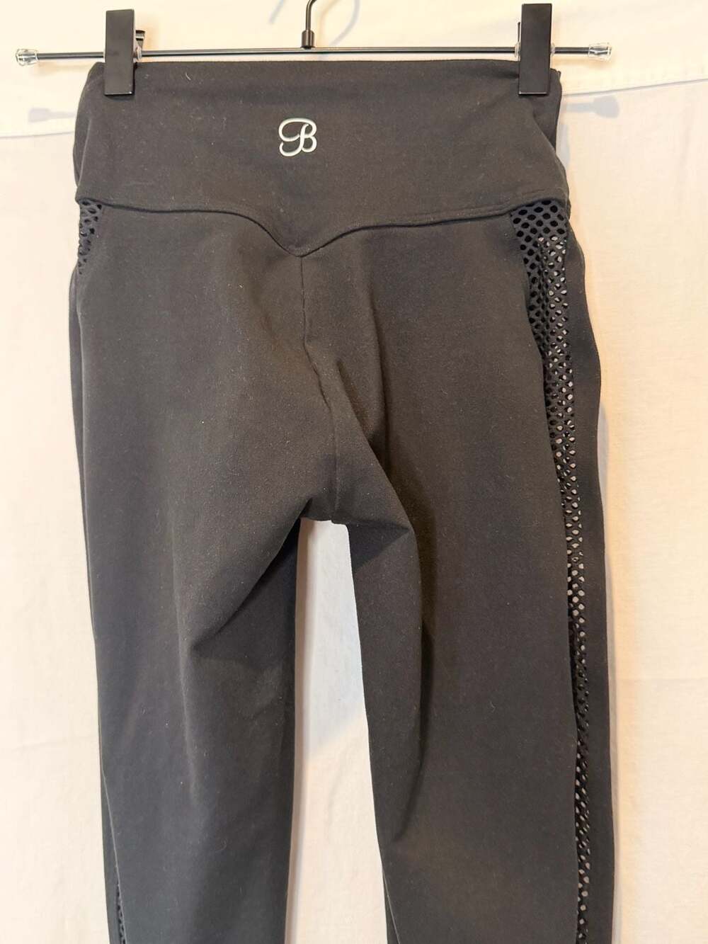 Bombshell Sportswear Black Mesh Side Leggings - Picture 6 of 7